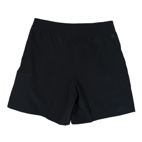 All In Motion 7" Cargo Shorts S Black Elastic Waist / Drawstring 5 Pockets - Picture 7 of 11